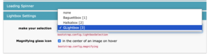 Lightbox Settings Lightbox Settings